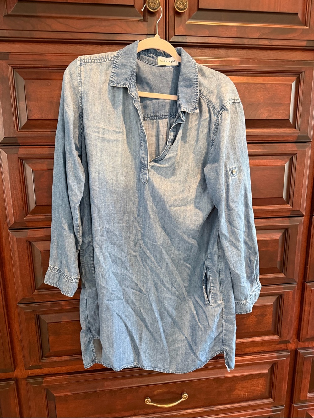 Bella Dahl Light Blue Denim Tunic Dress